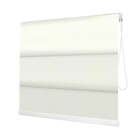 Persiana Romana Branca - 0,60m Larg X 0,60m Alt - Tecido Blac