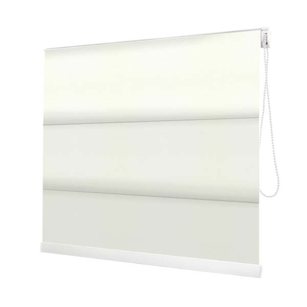 Persiana Romana Branca - 0,80m Larg X 2,20m Alt - Tecido Blac