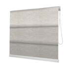 Persiana Romana Cinza - 1,60m Larg X 1,60m Alt - Tecido Black