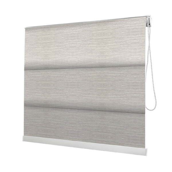 Persiana Romana Cinza - 1,90m Larg X 1,80m Alt - Tecido Black