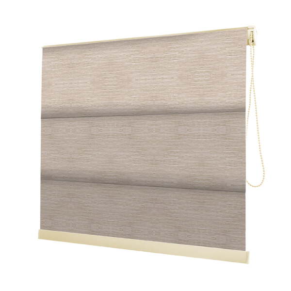 Persiana Romana Marrom - 1,60m Larg X 1,60m Alt - Tecido Blac