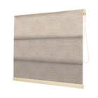 Persiana Romana Marrom - 2,00m Larg X 1,30m Alt - Tecido Blac