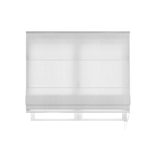 Persiana Romana Translucida Branca - 2,50m X 1,40m