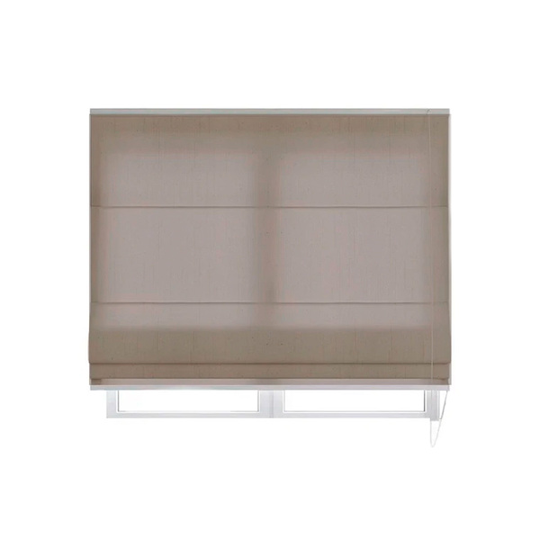 Persiana Romana Translucida Marrom - 1,30m X 1,50m