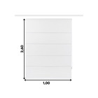 Persiana Romana Translucido 100X260 BR