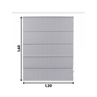 Persiana Romana Translucido 120X160 CZ