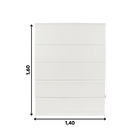 Persiana Tela Solar Screen BG 140X160