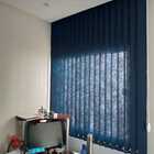 Persiana Vertical Azul Escuro - 1,20m Larg X 1,10m Alt - Teci