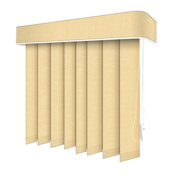 Persiana Vertical Bege Claro - 1,50m Larg X 1,20m Alt - Tecid