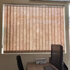 Persiana Vertical Bege Escuro - 1,30m Larg X 1,10m Alt - Teci