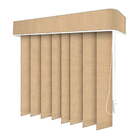 Persiana Vertical Bege Escuro - 2,40m Larg X 1,30m Alt - Teci