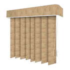 Persiana Vertical Bege Mesclado - 1,80m Larg X 1,10m Alt - Te