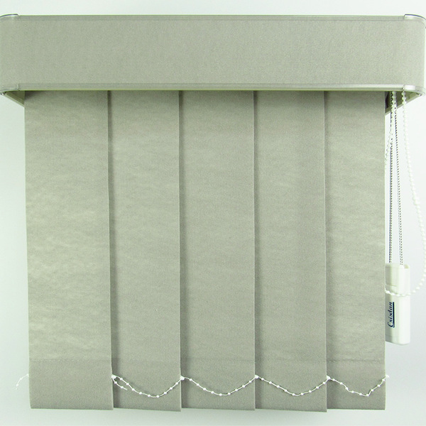 Persiana Vertical Blackout C/ Bandô L 2,20 X 2,30 A Cinza Cin