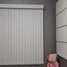 Persiana Vertical Branca - 0,60m Larg X 1,20m Alt - Tecido Bl