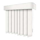 Persiana Vertical Branca - 1,00m Larg X 1,50m Alt - Tecido Tr