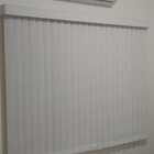 Persiana Vertical Branca - 2,20m Larg X 1,10m Alt - Tecido Bl