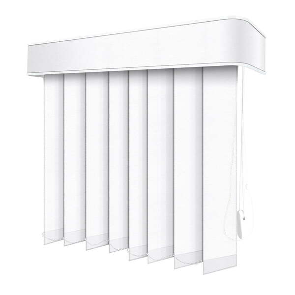 Persiana Vertical Branca - 2,20m Larg X 1,30m Alt - Tecido Bl