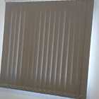 Persiana Vertical Cinza - 1,30m Larg X 1,80m Alt - Tecido Bla