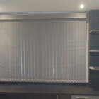 Persiana Vertical Cinza - 1,70m Larg X 1,80m Alt - Tecido Bla