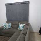 Persiana Vertical Cinza Mesclado - 2,40m Larg X 1,10m Alt - T