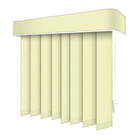 Persiana Vertical Creme - 1,70m Larg X 1,20m Alt - Tecido Tra