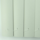 Persiana Vertical Em Pvc Crisdan Larg 1,50 X 1,50 Alt Cinza C