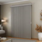 Persiana Vertical Em Tecido Blackout Com Bando Crisdan Largur