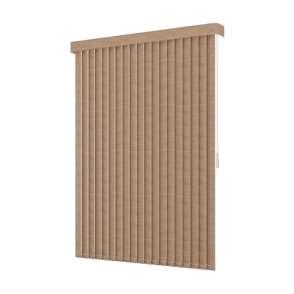 Persiana Vertical Em Tecido Blackout Com Bando Crisdan Largur