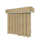 Persiana Vertical Em Tecido Blackout Com Bando Crisdan Largur