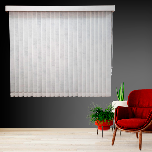 Persiana Vertical Em Tecido Com Bandô 2.00 X 2.20 (lxa) Cm Pr