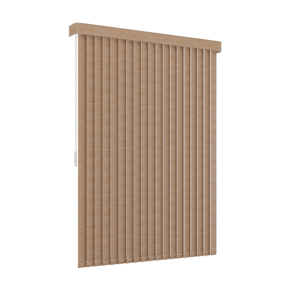 Persiana Vertical Em Tecido Com Bando Crisdan Largura 1,60 X