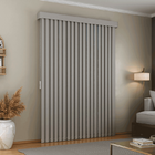 Persiana Vertical Em Tecido Com Bando Crisdan Largura 1,80 X