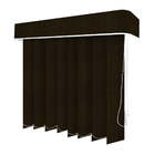 Persiana Vertical Marrom Chocolate - 1,70m Larg X 2,30m Alt -