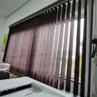 Persiana Vertical Marrom Chocolate - 2,40m Larg X 1,70m Alt -