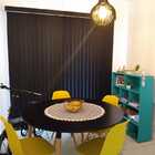 Persiana Vertical Preta - 1,50m Larg X 1,20m Alt - Tecido Bla