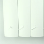 Persiana Vertical Pvc+ Bando Crisdan L 1,60 X 1,40 A Branco B