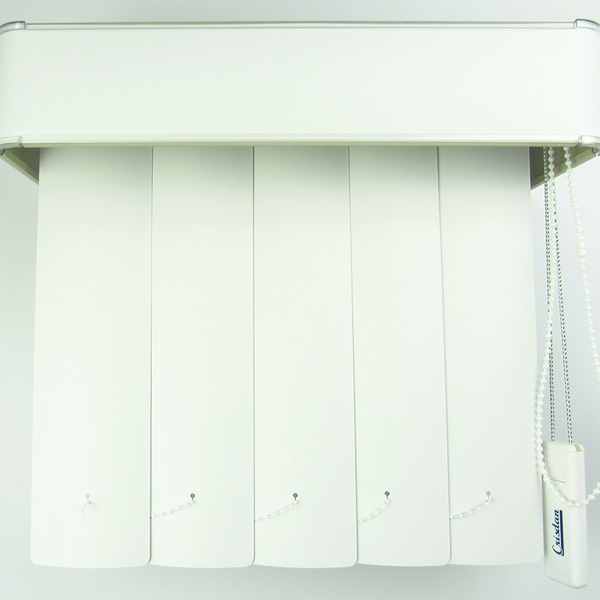 Persiana Vertical Pvc+ Bando Crisdan L 1,80 X 1,30 A Branco B