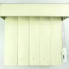 Persiana Vertical Pvc+ Bando Crisdan L 2,10 X 2,20 A Bege Beg