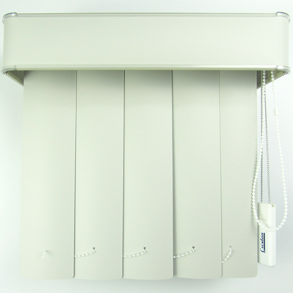 Persiana Vertical Pvc+ Bando Crisdan L 2,10 X 2,20 A Cinza Ci