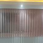 Persiana Vertical Rosa - 1,20m Larg X 1,10m Alt - Tecido Blac