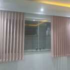 Persiana Vertical Rosa - 1,40m Larg X 2,20m Alt - Tecido Blac