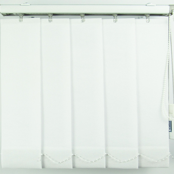 Persiana Vertical Tecido Bk Crisdan L 1,00 X 1,40 A Branca Br
