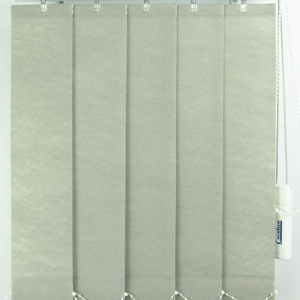 Persiana Vertical Tecido Bk Crisdan L 1,00 X 1,40 A Cinza Cin