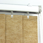 Persiana Vertical Tecido Bk Crisdan L 1,20 X 1,20 A Bege Bege