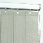 Persiana Vertical Tecido Bk Crisdan L 1,20 X 1,20 A Cinza Cin