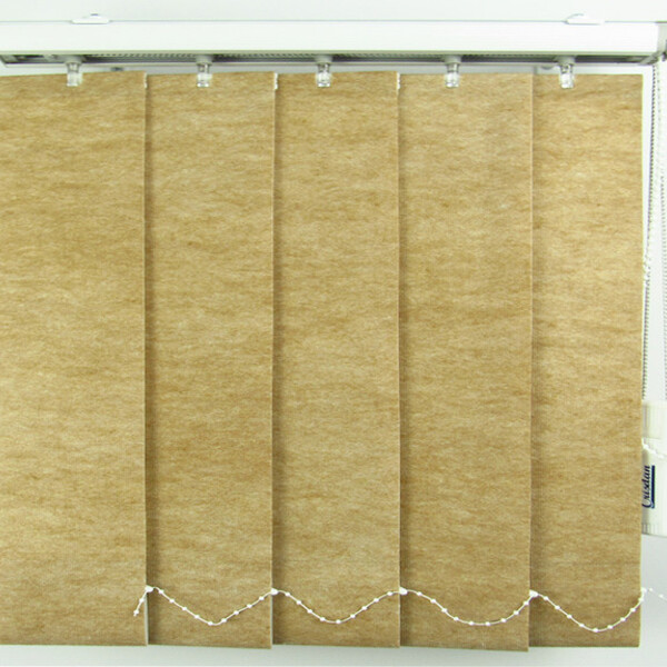 Persiana Vertical Tecido Bk Crisdan L 2,10 X 2,20 A Bege Bege