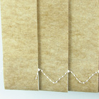 Persiana Vertical Tecido Com Bandô L 1,35 X 1,35 A Bege M Beg