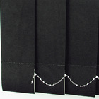 Persiana Vertical Tecido Com Bandô L 1,60 X 1,40 A Preta Pret