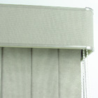 Persiana Vertical Tecido Com Bandô L 1,90 X 2,30 A Cinza Cinz