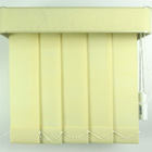 Persiana Vertical Tecido Com Bandô L 1,90 X 2,30 A Creme Crem